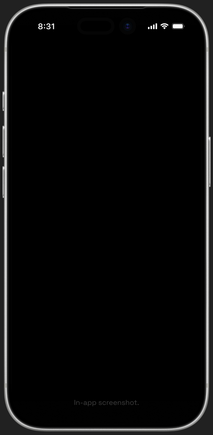 iPhone showing Bapum app