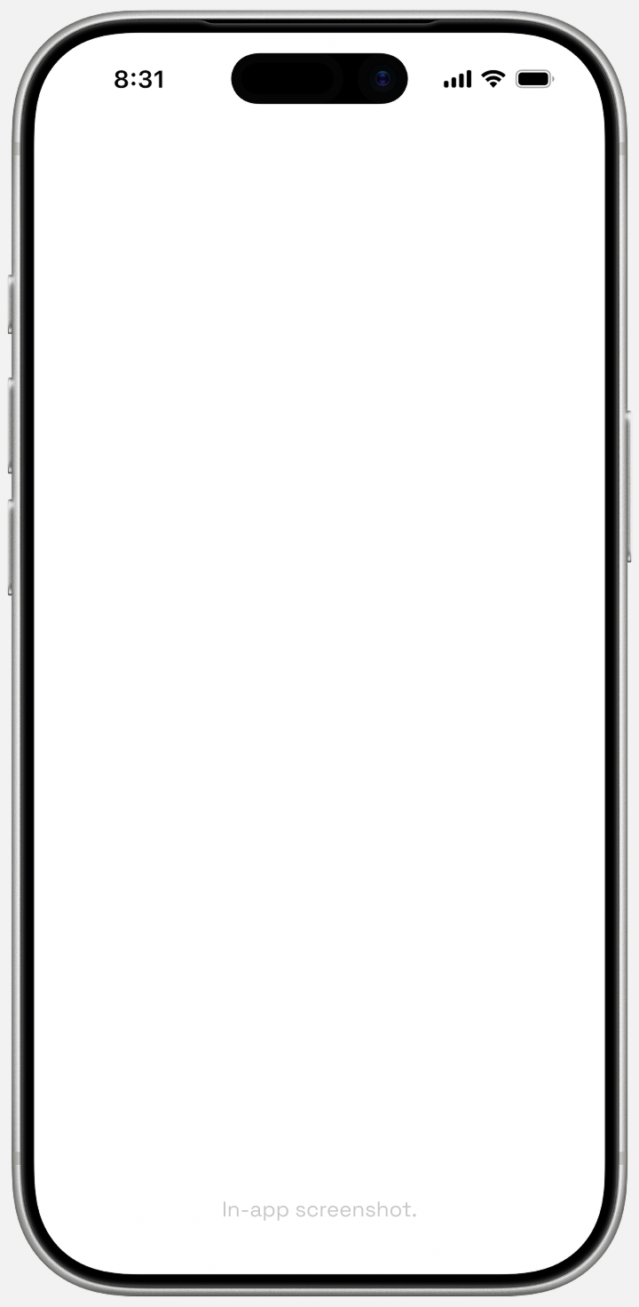 iPhone showing Bapum app